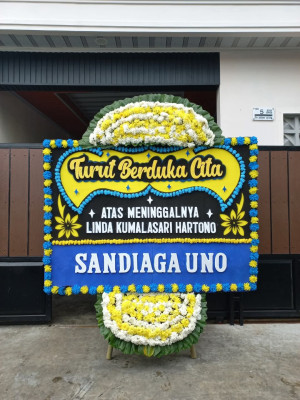 Papan Bunga Duka di Kebonpedes