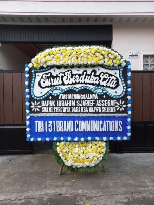 Papan Bunga Duka di Kebonpedes